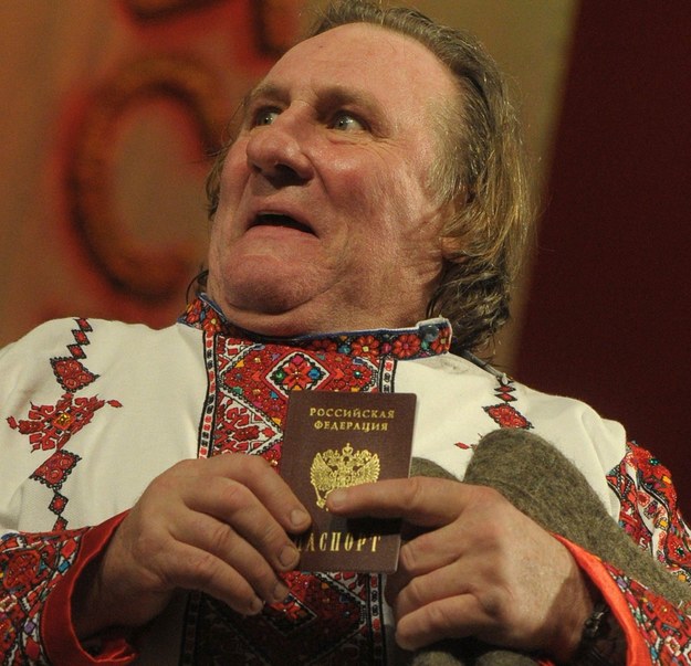 Gerard Depardieu /PAP/ITAR-TASS/Stanislav Krasilnikov /PAP/EPA