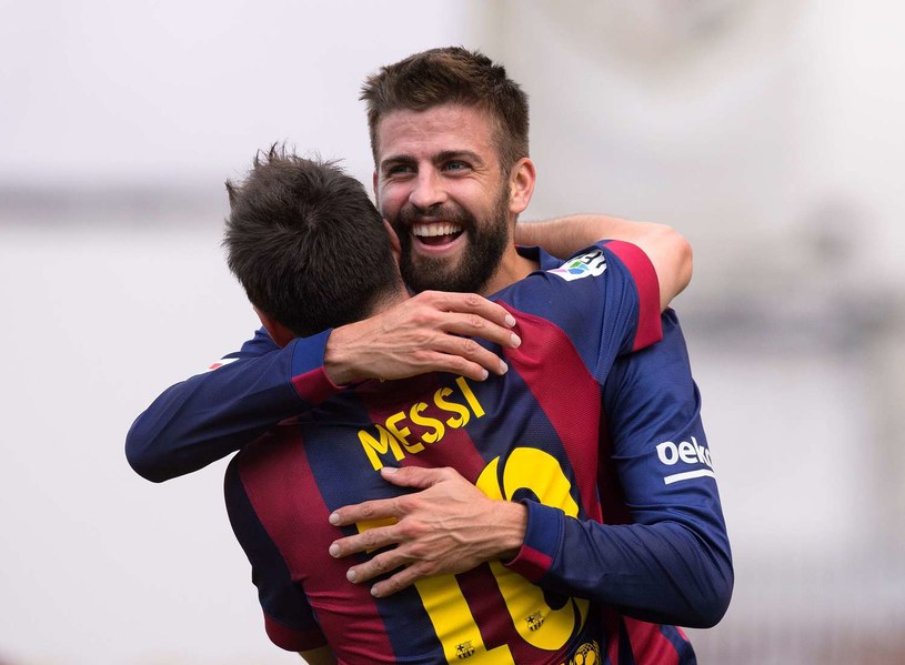 Gerard Pique i Leo Messi /AFP