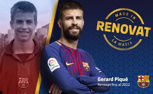Gerard Pique przedłużył kontrakt z Barceloną. Będzie grał w jej barwach do końca kariery?