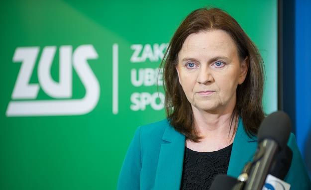 Gertruda Uścińska, prezes ZUS. Fot. Bartosz Krupa /Agencja SE/East News