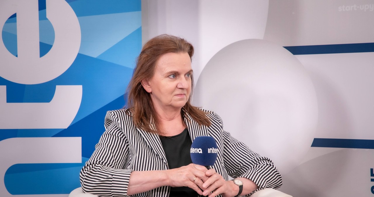 Gertruda Uścińska, prezes ZUS w studiu Interii /Ireneusz Rek /INTERIA.PL