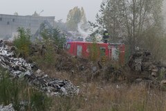 Gęsty dym nad Wolą Łaską