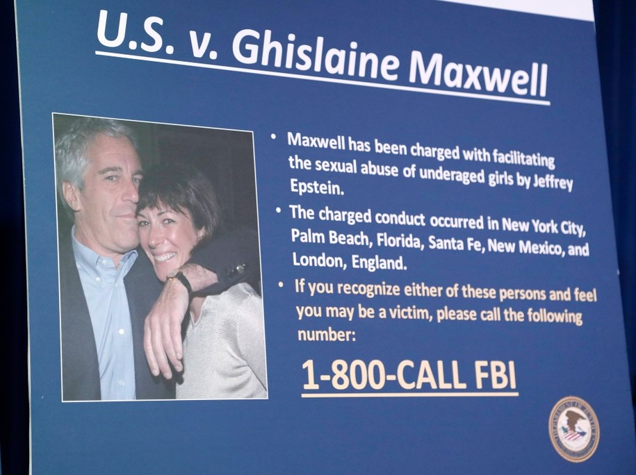 Ghislaine Maxwell została zatrzymana przez FBI /JASON SZENES    /PAP/EPA