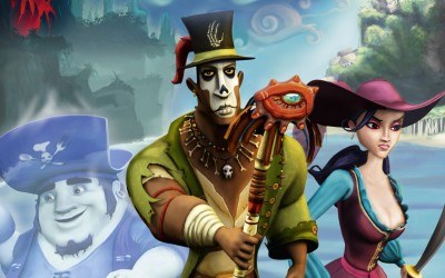 Ghost Pirates of Vooju Island - fragment okładki z gry /Informacja prasowa