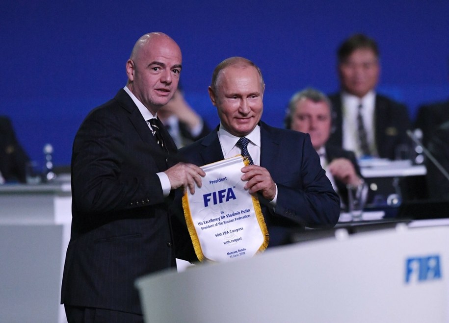 Gianni Infantino i Władimir Putin /ULMER/Michael Kienzler via www.imago-images.de/Imago Sport and N /East News