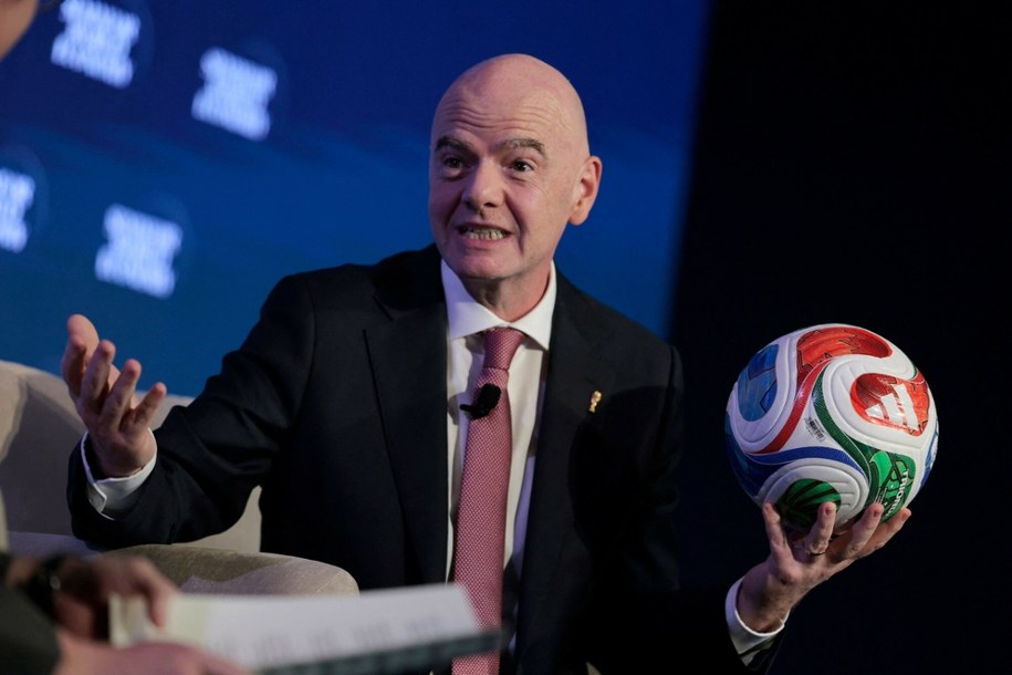 Gianni Infantino jest pewien, że Iran wystąpi na mistrzostwach świata /KENT NISHIMURA/AFP /East News