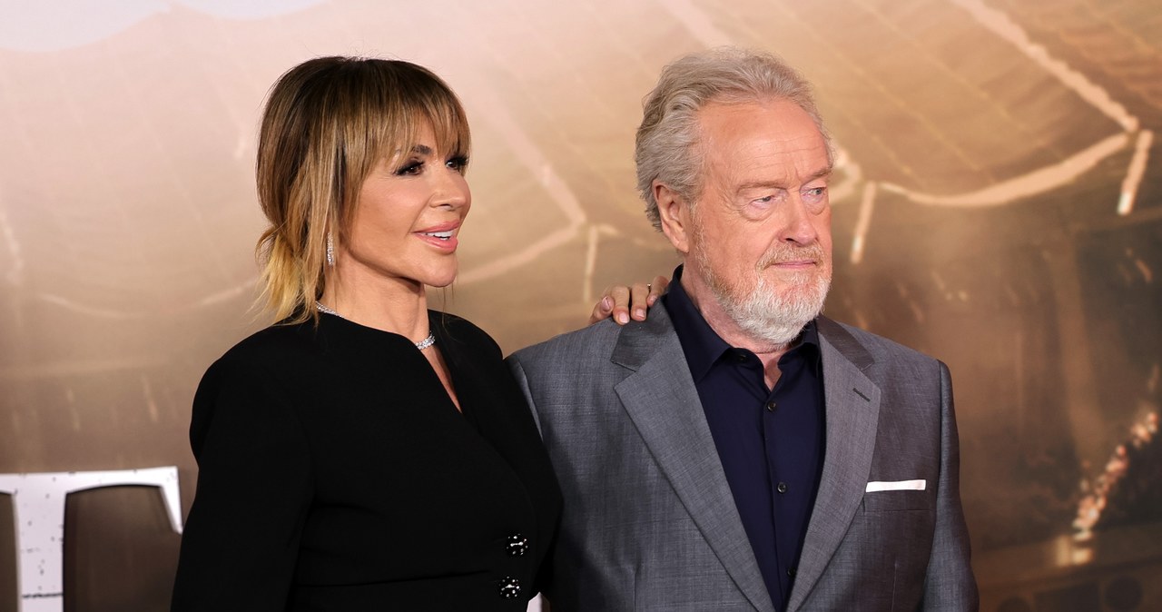 Giannina Facio i Ridley Scott /Maya Dehlin Spach/FilmMagic /Getty Images