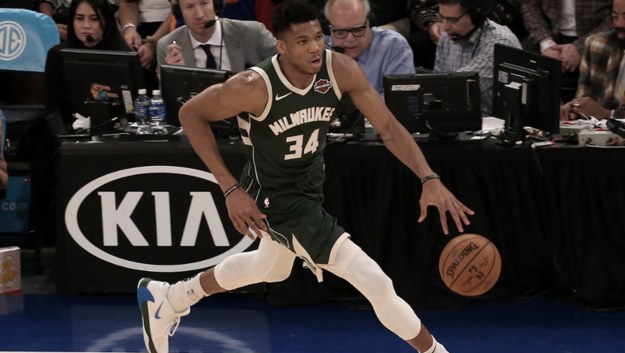 Giannis Antetokounmpo /Peter Foley /PAP/EPA