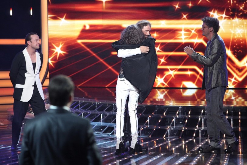 Gienek Loska w "X factor" /Pawel Wrzecion /MWMedia