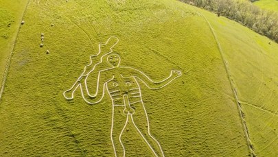 Gigant z Cerne Abbas odzyska blask. To "najbardziej nieprzyzwoita" kredowa figura Wysp