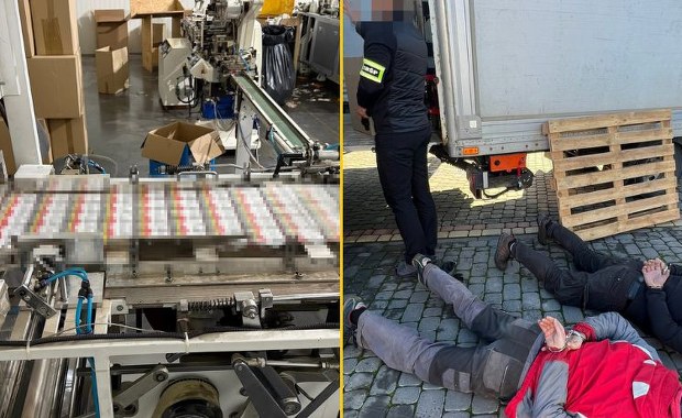 Gigantyczna akcja służb. Zlikwidowano nielegalne fabryki papierosów za 28 mln zł