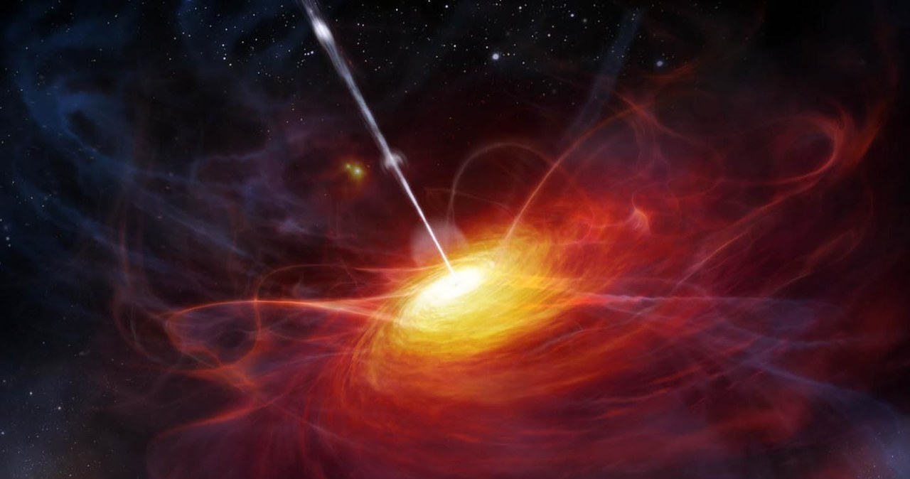 Gigantyczna czarna dziura jest 12 miliardów cięższa od Słońca /materiały prasowe