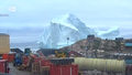 Gigantyczna góra lodowa. Ewakuacja na Grenlandii