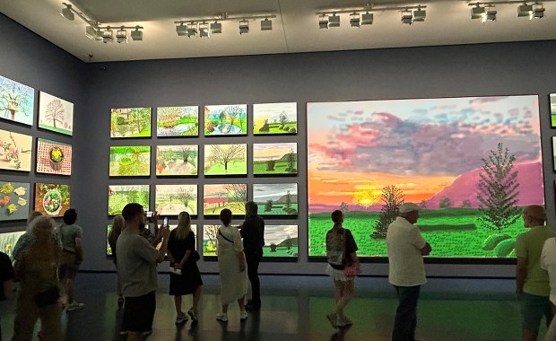 Gigantyczna wystawa Hockneya w Paryżu przyciąga tłumy