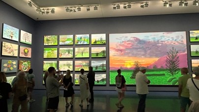 Gigantyczna wystawa Hockneya w Paryżu przyciąga tłumy