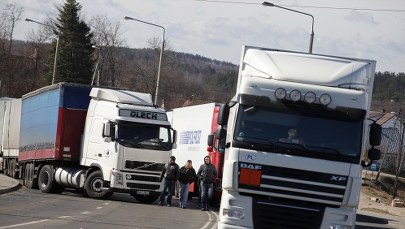 Gigantyczne korki na przejściu granicznym w Kuźnicy Białostockiej