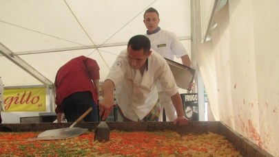 Gigantyczne lasagne w Wieliczce