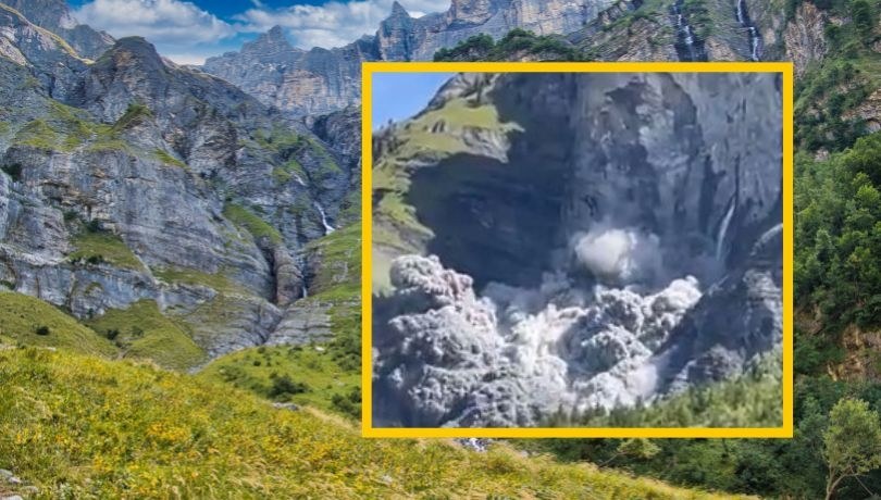 Gigantyczne osuwisko w Alpach: 12 000 metrów sześciennych skał runęło w dolinę /Shutterstock