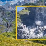 Gigantyczne osuwisko w Alpach: 12 000 metrów sześciennych skał runęło w dolinę