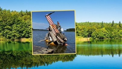 Gigantyczny dźwig runął do jeziora. Groźny wypadek w Wielkopolsce