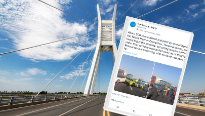 Gigantyczny karambol w Chinach. Media: Zderzyło się ponad 200 aut