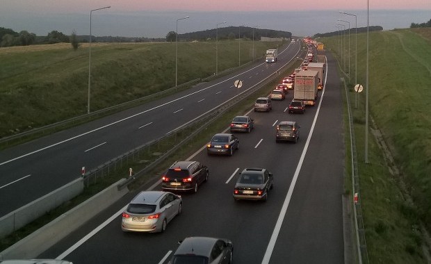 Gigantyczny korek na obwodnicy Krakowa