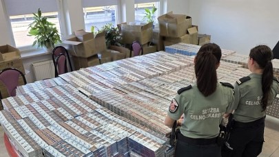 Gigantyczny magazyn białoruskich papierosów zlikwidowany na Lubelszczyźnie 