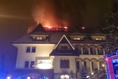 Gigantyczny pożar hotelu w Zakopanem [ZDJĘCIA]
