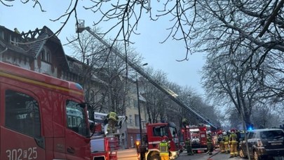 Gigantyczny pożar w Gorzowie Wielkopolskim. Zapalio się poddasze kamienicy 