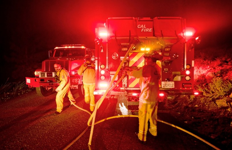 Gigantyczny pożar w Kalifornii strawił już ponad 1500 hektarów ziemi /STUART PALLEY /PAP/EPA