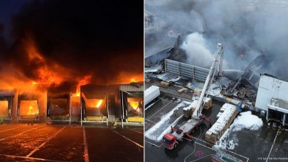 Gigantyczny pożar w Tarnowie Podgórnym. Winne baterie do hulajnóg