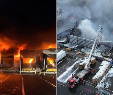 Gigantyczny pożar w Tarnowie Podgórnym. Winne baterie do hulajnóg