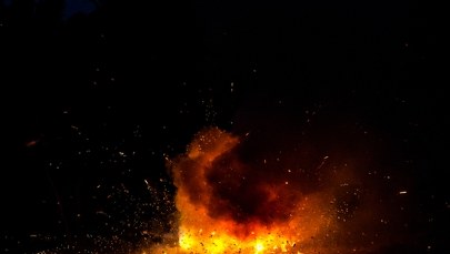 Gigantyczny słup ognia na Krymie. Atak dronów na terminal ropy