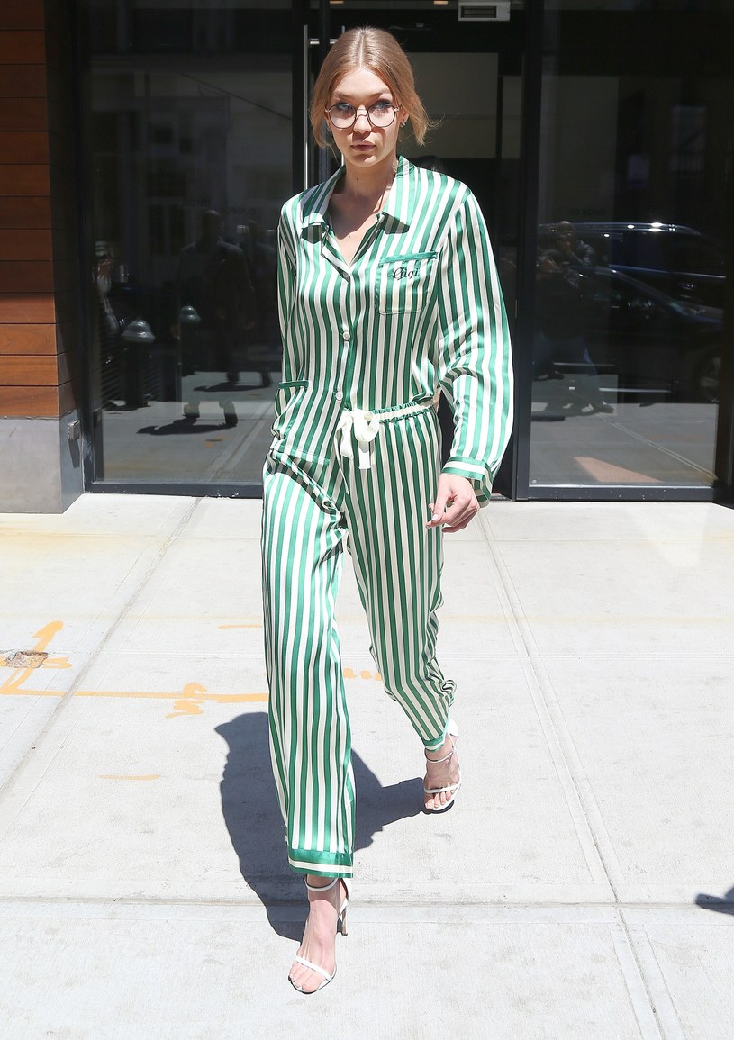 Gigi Hadid pokochała piżamowy trend /East News