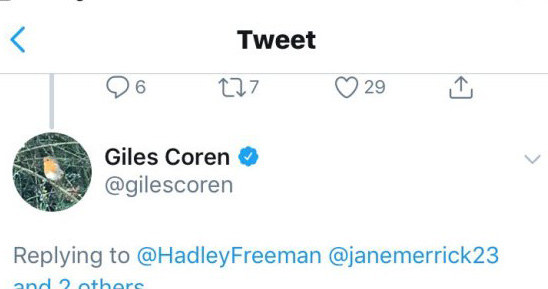 Giles Coren ujawnił niewygodną prawdę? /Twitter /