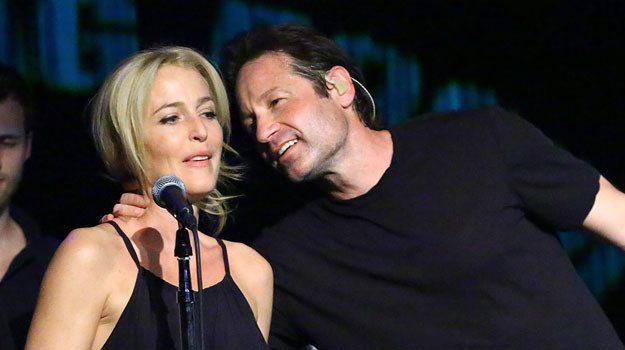 Gillian Anderson i David Duchovny /Astrid Stawiarz /Getty Images
