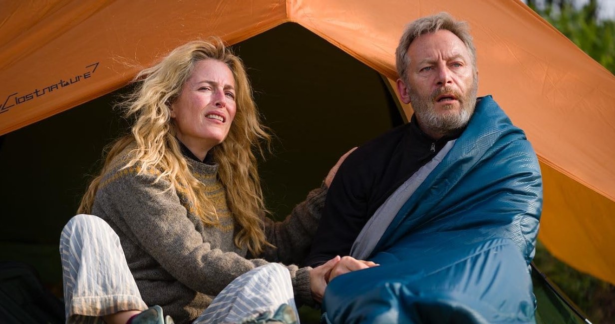 Gillian Anderson i Jason Isaacs w filmie "Ścieżki życia" /materiały prasowe