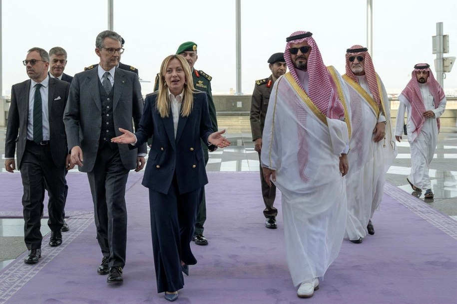 Giorgia Meloni z wizytą w Arabii Saudyjskiej /AHMED NURELDINE/AFP/East News /East News