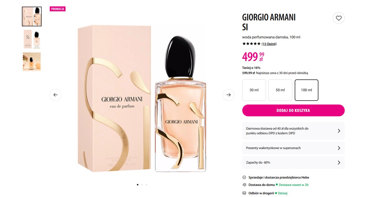 Giorgio Armani Sì /Hebe