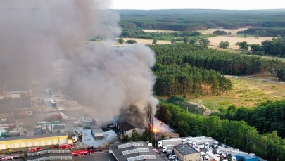 ​GIOŚ po pożarze składowiska odpadów: Nie ma zagrożenia dla mieszkańców