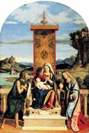 Giovanni Cima, Madonna z Dzieciątkiem, św. Janem Chrzcicielem i Marią Magdaleną, ok. 1510 /Encyklopedia Internautica