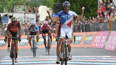 Giro d'Italia: Pinot wygrał 20. etap, Quintana nadal liderem