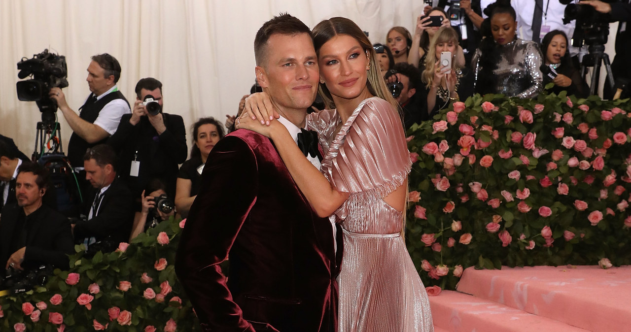 Gisele Bundchen i Tom Brady - Met Gala 2019 /Taylor Hill/FilmMagic /Getty Images