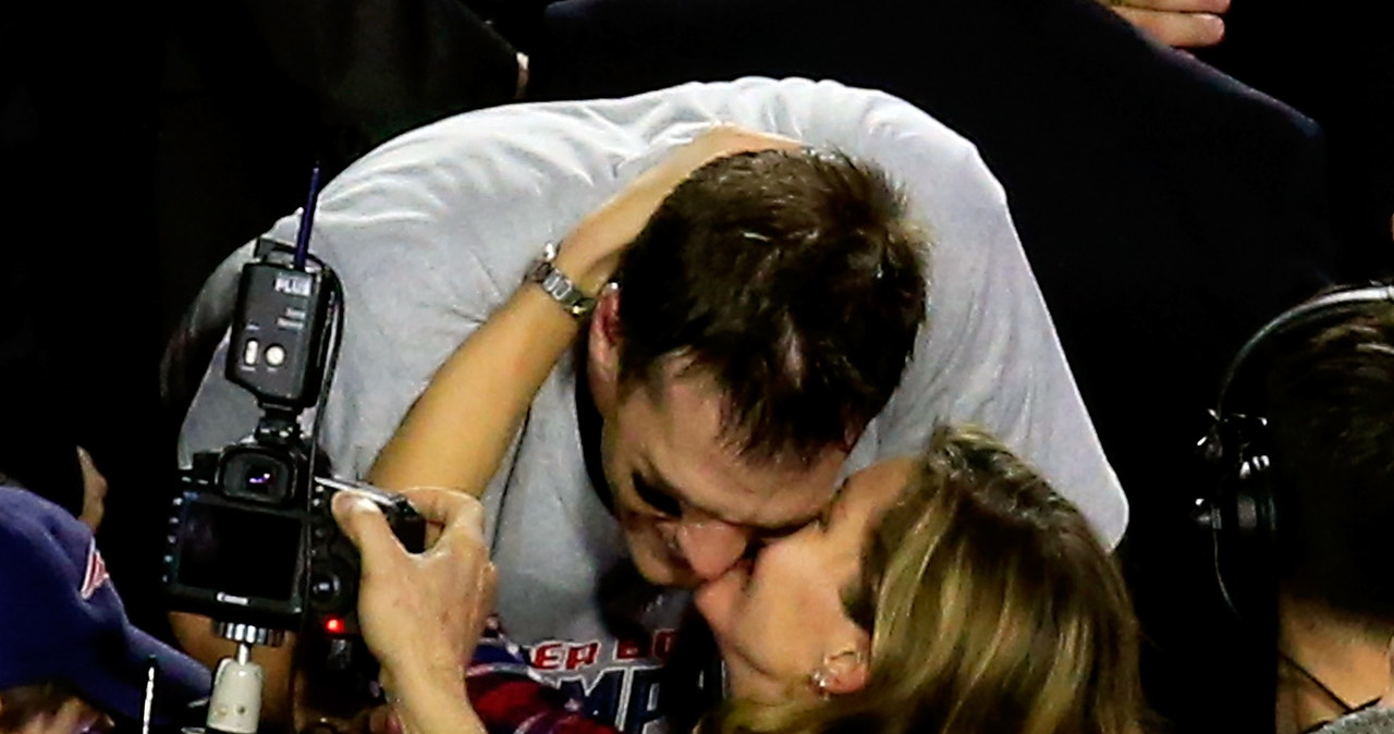 Gisele Bundchen i Tom Brady /Jamie Squire /Getty Images