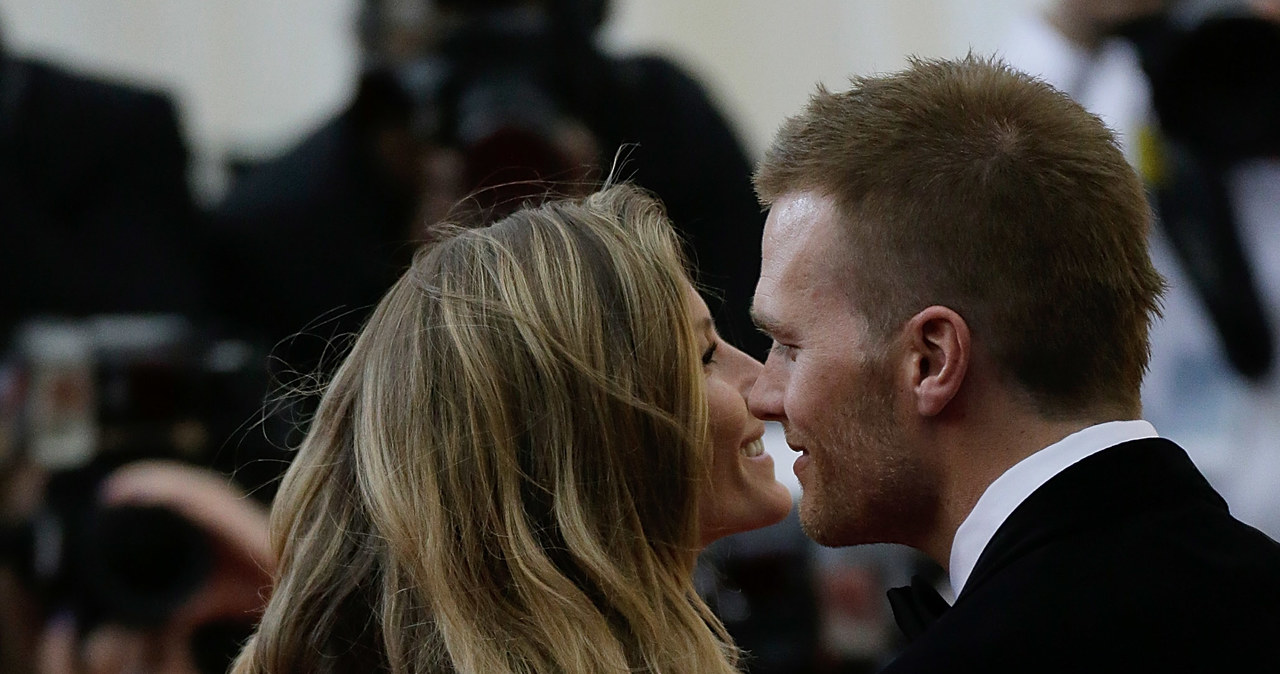 Gisele Bundchen z mężem /John Lamparski /Getty Images