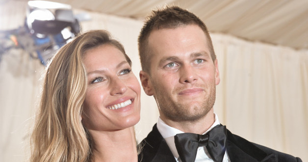 Gisele Bundchen z mężem /Andrew H. Walker /Getty Images