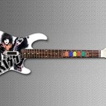 Gitara z motywem zespołu Kiss do Guitar Hero