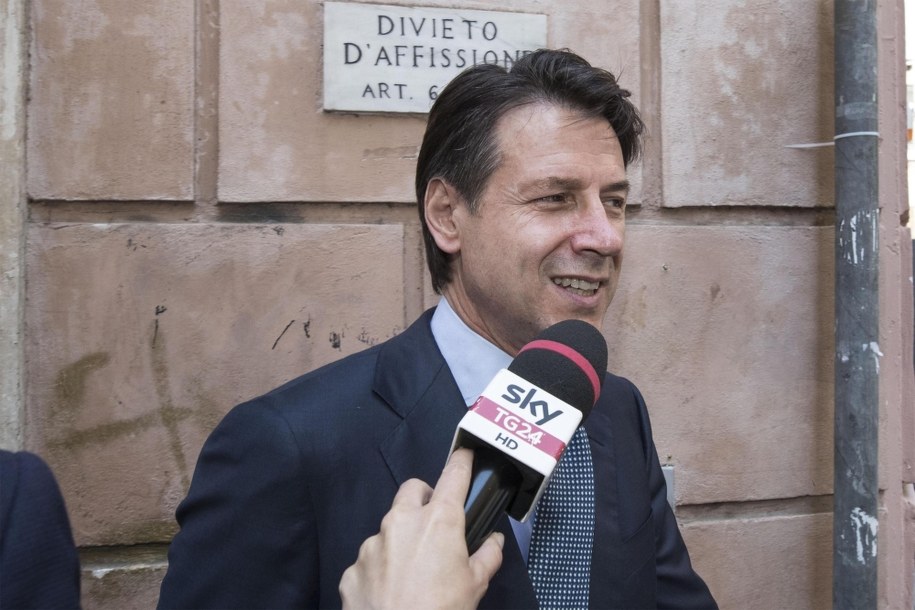Giuseppe Conte - nowy włoski premier /MASSIMO PERCOSSI /PAP/EPA