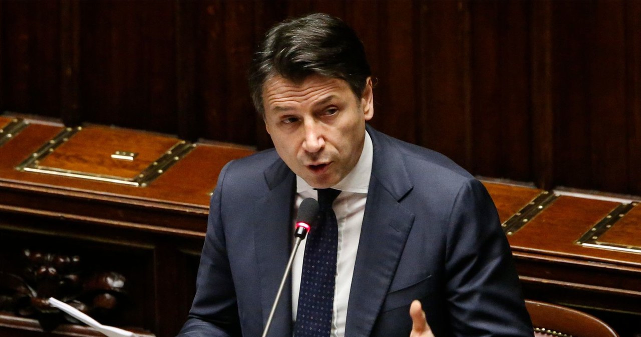 Giuseppe Conte, premier Włoch /AFP