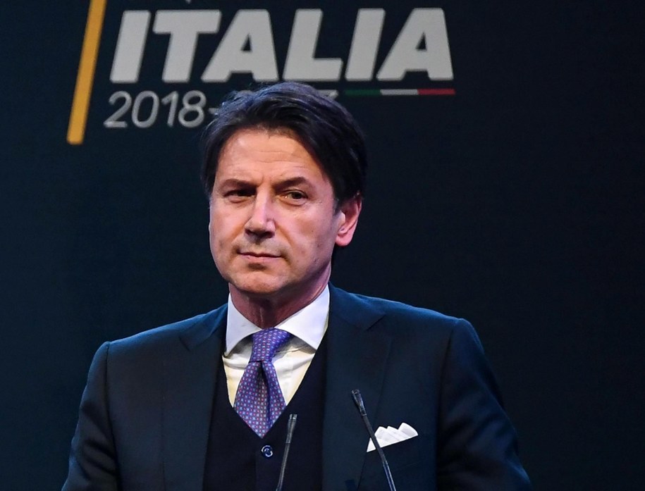 Giuseppe Conte /	ALESSANDRO DI MEO /PAP/EPA